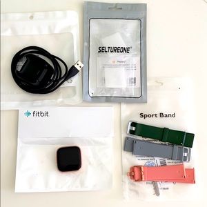fitbit versa 2 with all accessories